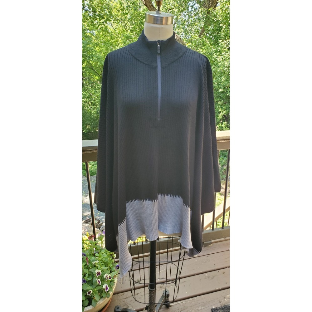 Lululemon On The Go Merino Wool Poncho Oversized Zip High Neck OS